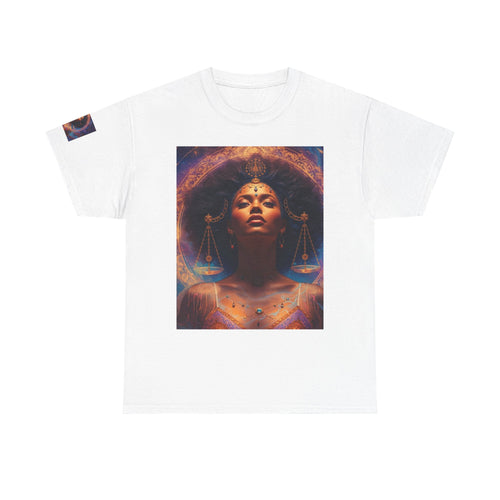 Celestial Balance Tee, Astrology T-Shirt, Unisex Graphic Tee, Cosmic Art Shirt, Spiritual Apparel, Horoscope Clothing