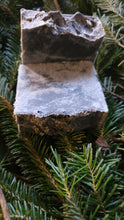Load image into Gallery viewer, Activated Charcoal sea salt black pine soap