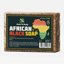 Load image into Gallery viewer, African Black Soap | 1lb Traditional Botanical Bar
