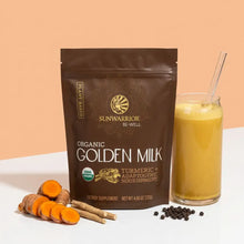 Load image into Gallery viewer, Be Well Golden Milk Drink Powder Mix - Turmeric &amp; Adaptogens