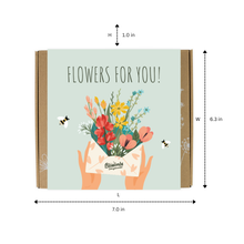 Load image into Gallery viewer, Medium Wildflower Seed Box | Seed Balls | Flower Gift Set