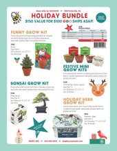 Load image into Gallery viewer, Holiday Plant Grow Bundle 2026 (Includes 4 Bestselling Kits)
