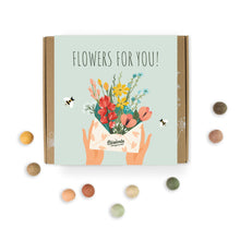 Load image into Gallery viewer, Medium Wildflower Seed Box | Seed Balls | Flower Gift Set