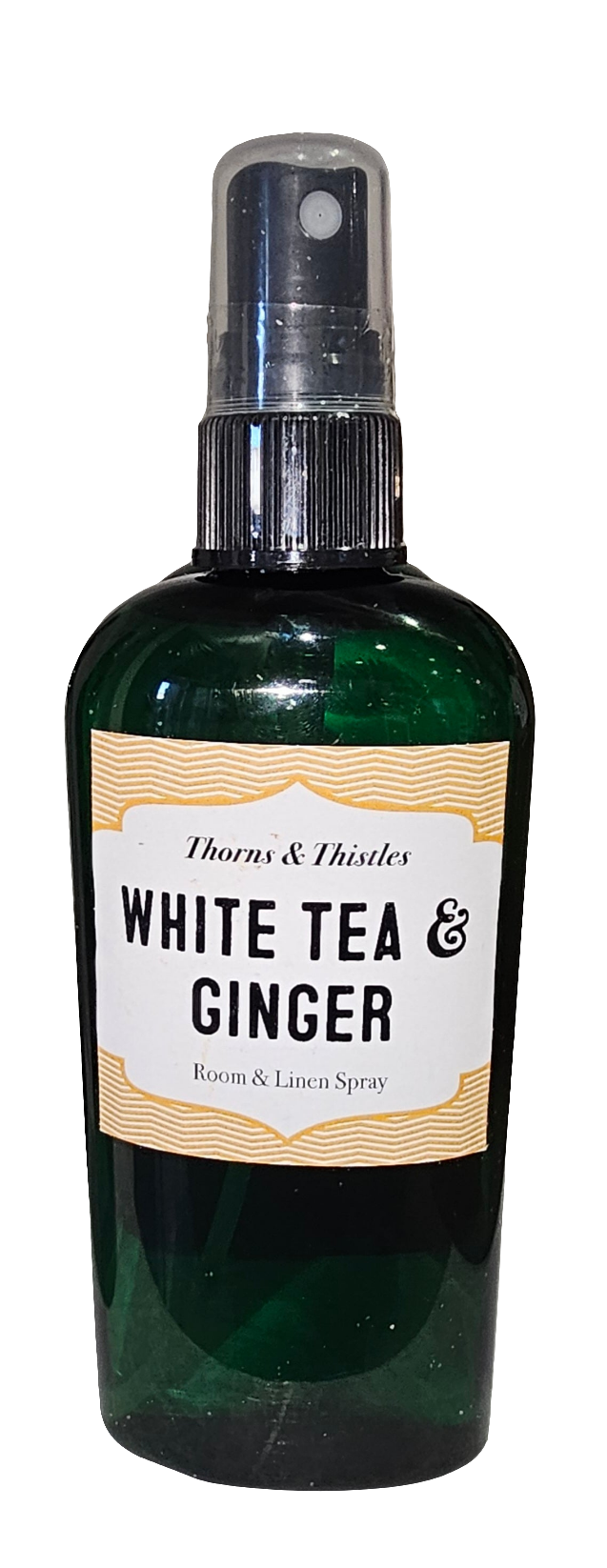 Room and linen spray- white tea & ginger