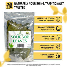 Load image into Gallery viewer, Organic Soursop Leaves 50g - Dried Leaf | Hoja De Guanabana