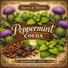 Load image into Gallery viewer, Peppermint Cocoa Handmade Soap