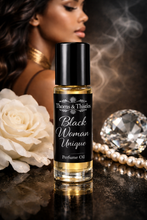 Load image into Gallery viewer, Perfume Oil-     Black Woman Unique