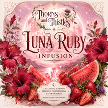 Load image into Gallery viewer, Luna Ruby Infusion Strawberry Moon Body Oil