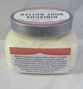 Body butter-Hibiscus infused