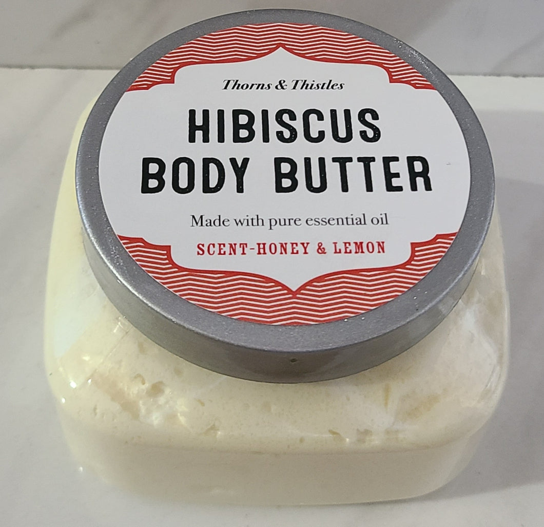 Body butter-Hibiscus infused